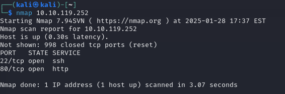 nmap scan