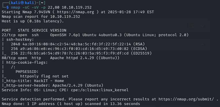 nmap scan 2